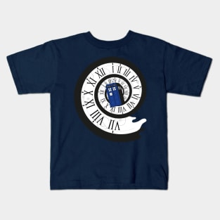 Spinning TARDIS Kids T-Shirt